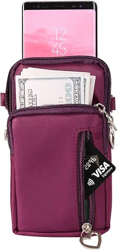 Miniatura 3 de Bolso bandolera espacioso para teléfono móvil para iPhone 15 14 Plus 13 Pro Max Samsung Galaxy S24 S23 Ultra A15