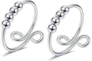 HUASAI Fidget Ring for Anxiety