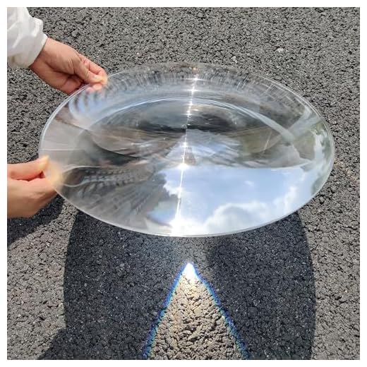 Large Fresnel Lens for Experiments