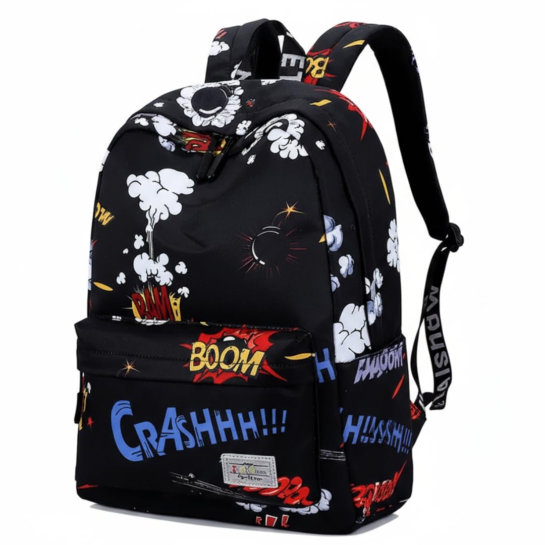 typify Stylish Unisex Backpack with Laptop Compartment – Multiple Colors & Designs | Spacious School, Travel, College & Office Bag for Students, Teens and Adults-picture-46