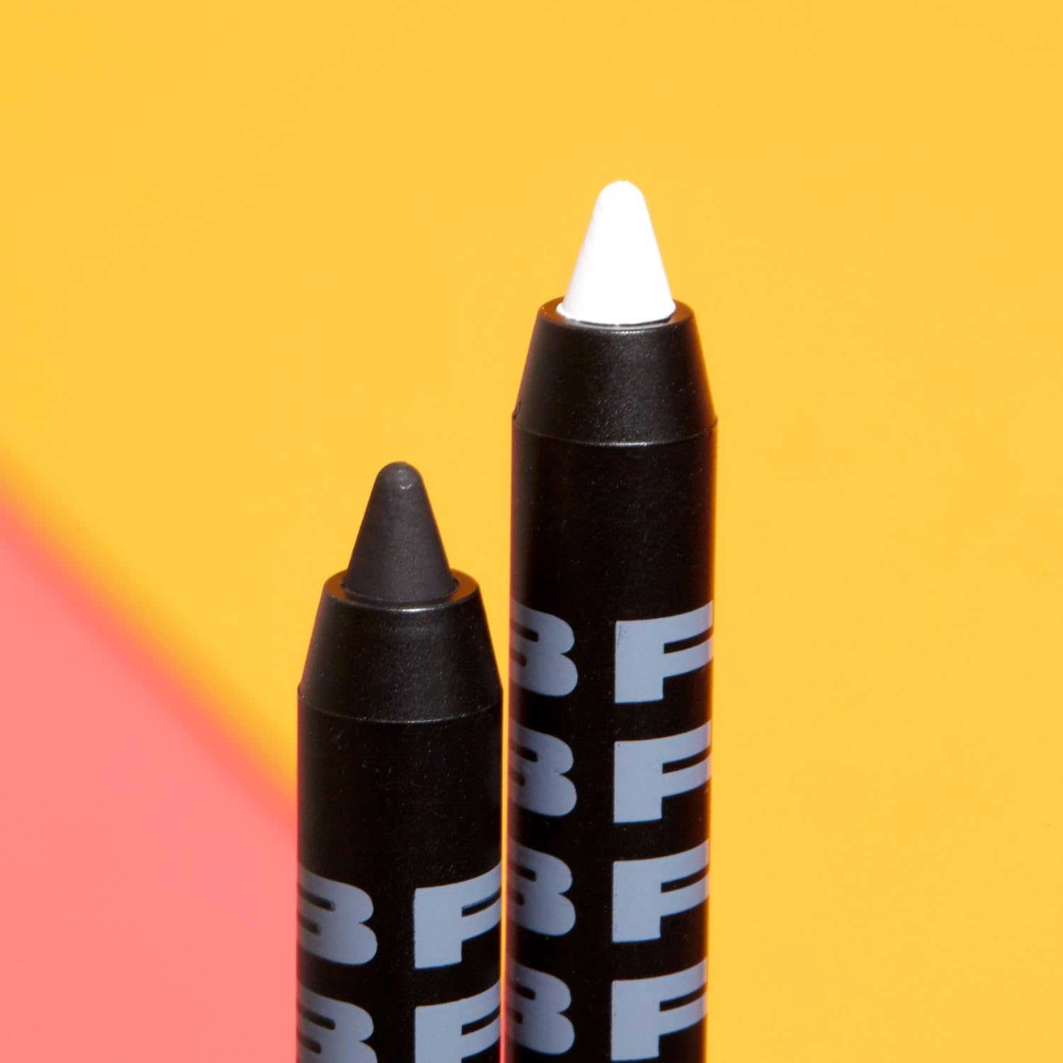 BEAUTY. FOR. CERTAIN. Perfect Collab Eyeliner Duo | Rich Blk + Chalk | Creamy, Easy-Glide | Ultra-Pigmented Wax Pencils | No Budge Eye Pencil (0.03 oz)
