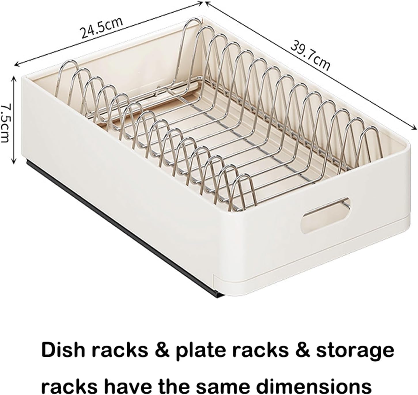 Teleskopowa Szuflada Na Organizer Do Szafki Kuchennej Z Wysuwaną Półką Na Naczynia I Stojakiem Na Talerze(szary,Storage rack)