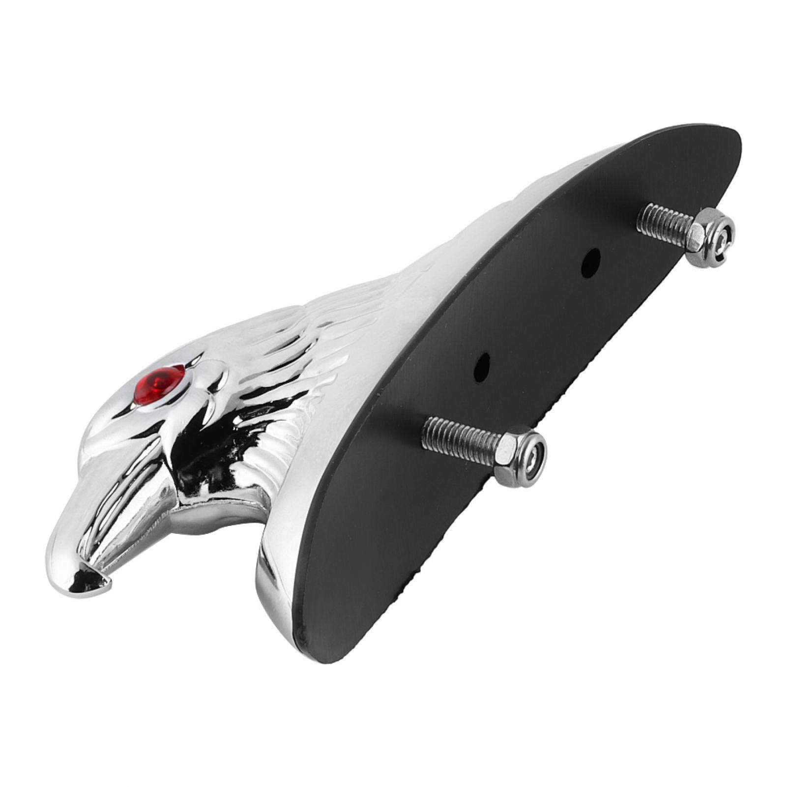 Dioche - Parafango anteriore universale per moto, parafango, decorazione ornamentale, testa d'aquila, adatta per