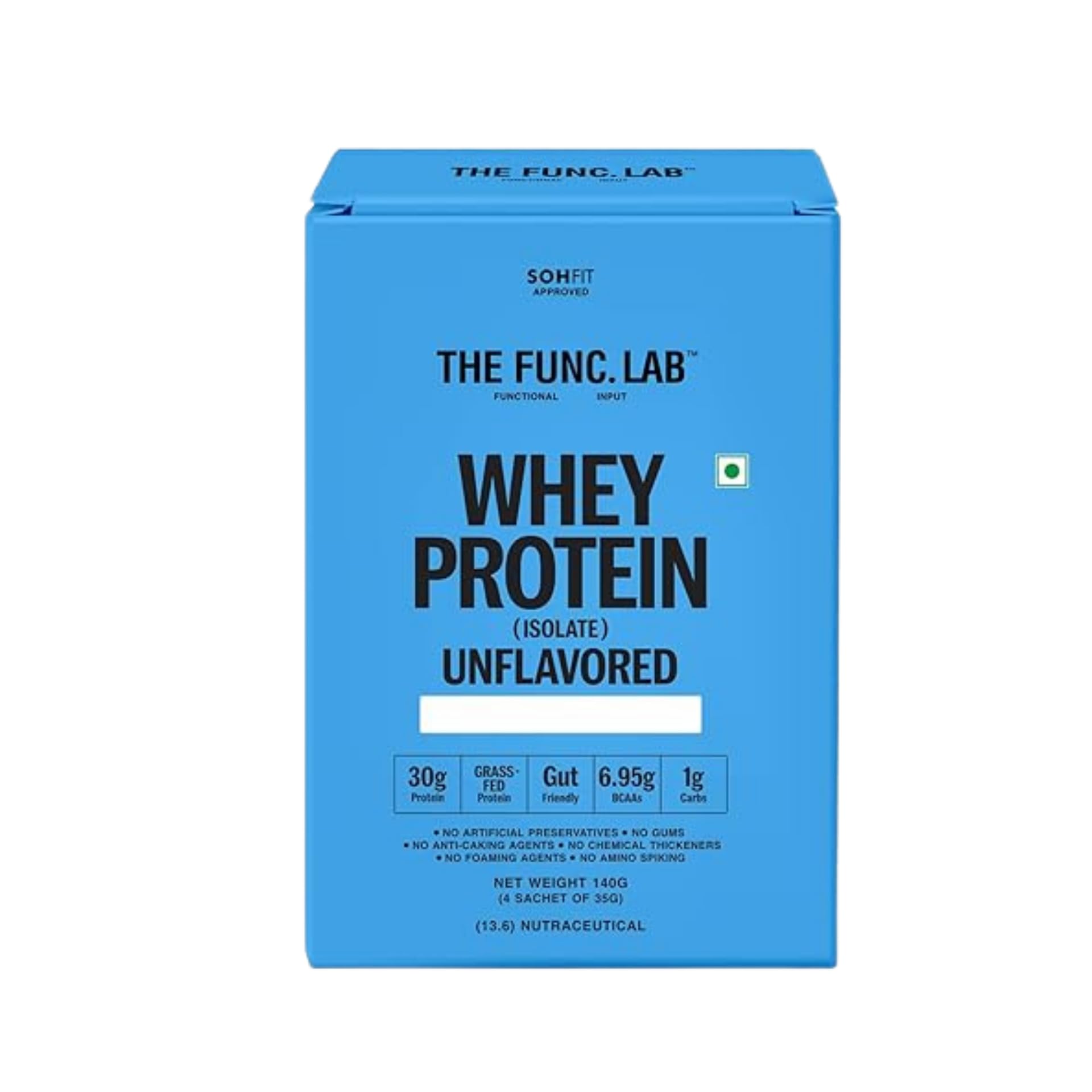 The Func. Lab Whey Protein Isolate - Dark Chocolate | 500g | Grass‑Fed, 28g Protein, 6.37g BCAA per Scoop | High Protein Supplement for Muscle Growth, Digestion and Absorption Support — Amazon image 22