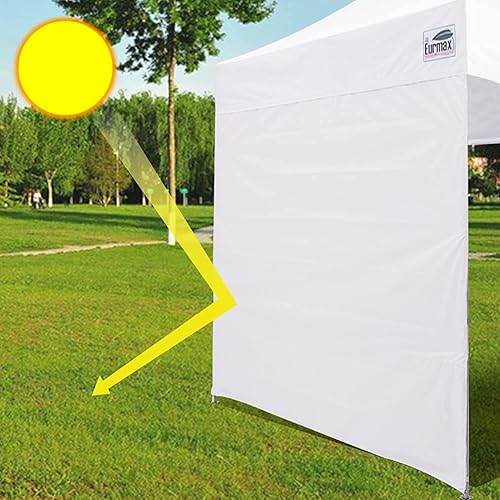 Miniatura 7 de Eurmax USA - Instant SunWall, toldos desplegables para tienda de campaña, lona para campamento, pared lateral de 8 x 8 pies, 1 paquete solo para
