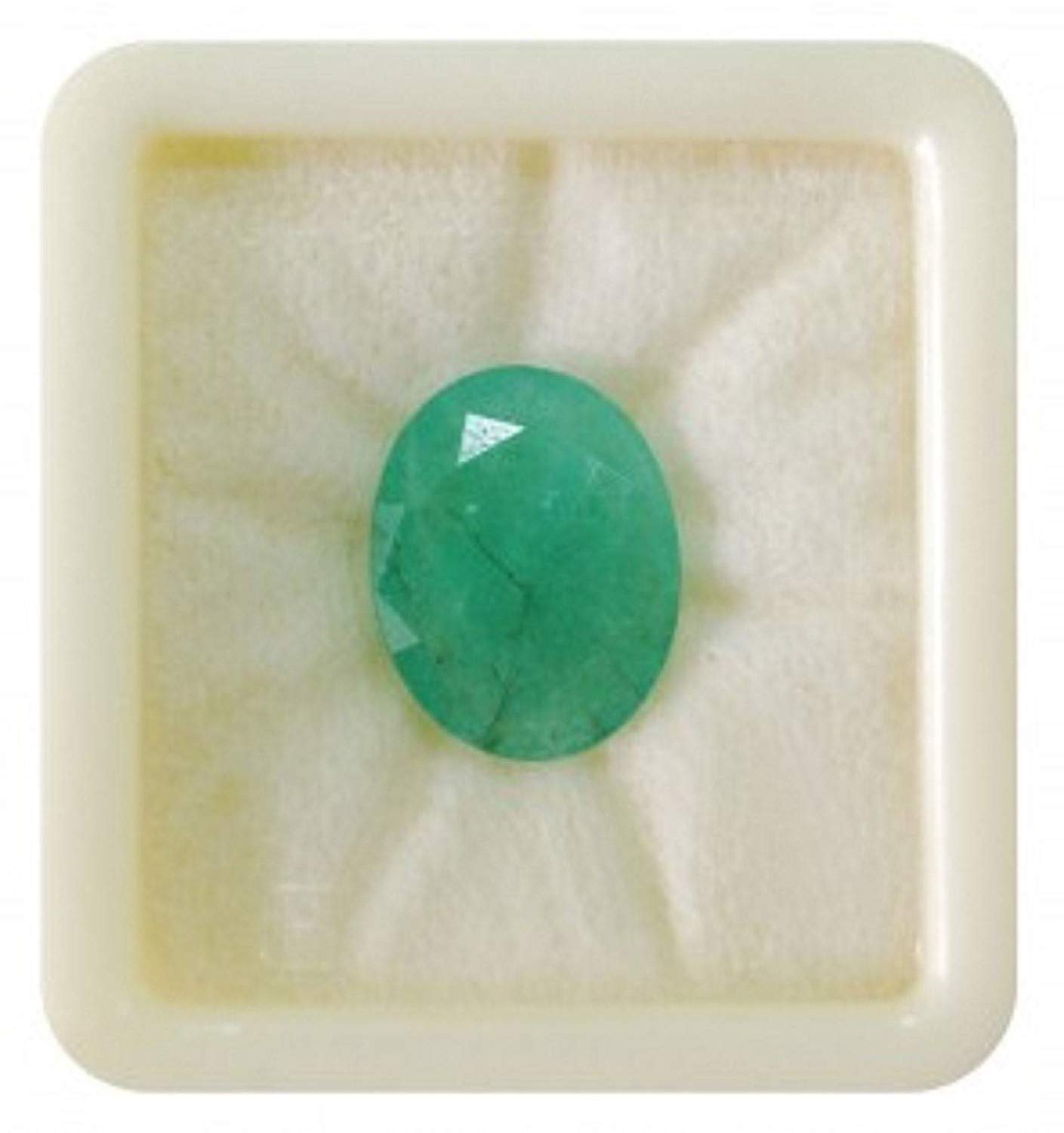 Emerald Gemstone Original 9.25 Ratti 8.00 Cerat Natural Certified Loose Precious Panna Stone (LO069)-image-38