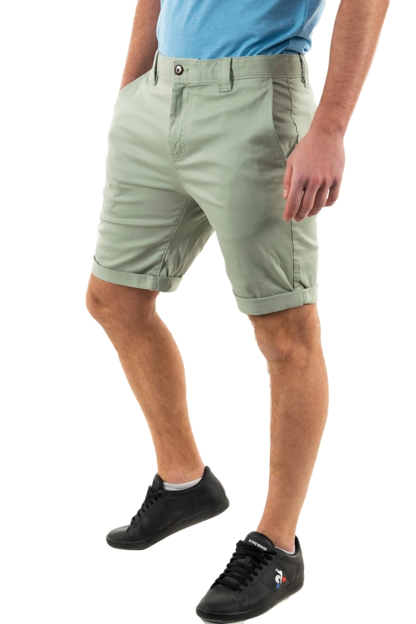Tommy Hilfiger Tommy Jeans de los Hombres Shorts Chinos de Corte Slim Scanton, Verde