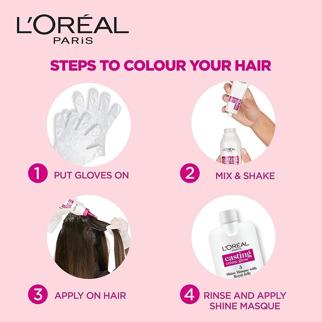 L'Oreal Casting Creme Gloss, Ebony Black 200