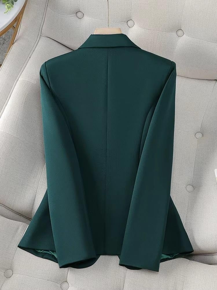 GUOYUXIAO Giacca Formale a Maniche Lunghe, Slim Fit Business per Abbigliamento Professionale