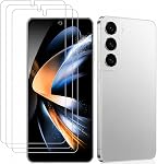 3 Packs de protecteurs d'écran pour Samsung Galaxy S26, 3 Packs de verre trempé objectif caméra, 9H La dureté, 0.3mm Ultra-fin, empreinte digitale ID Compatible, HD Clair, sans bulle, ultra-résistant