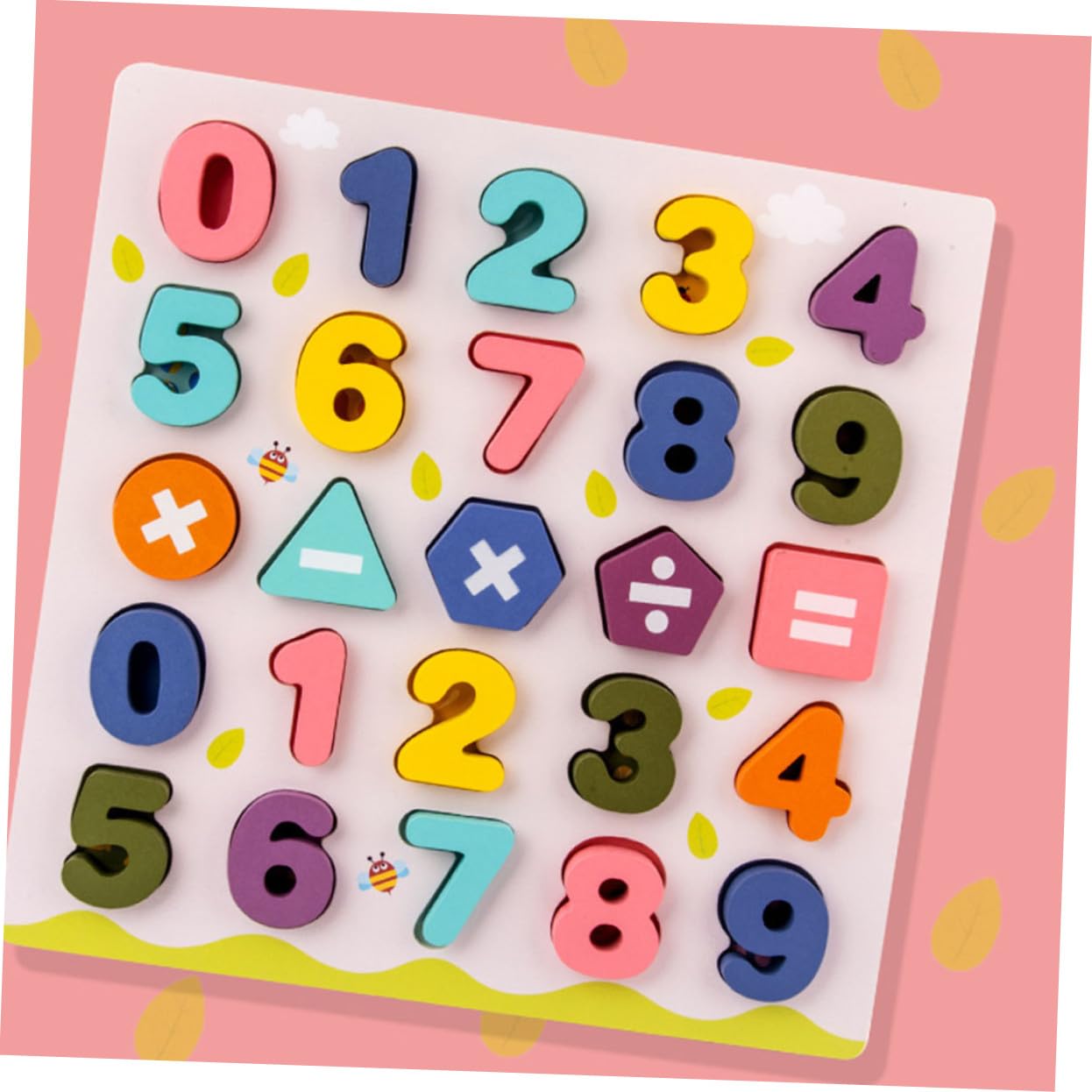 Didiseaon 2juegos Rompecabezas de Madera para Educativos Juguete de Emparejamiento de Números y Placa de Emparejamiento de Letras Alfabeto y Reconocimiento de Números para Jardín