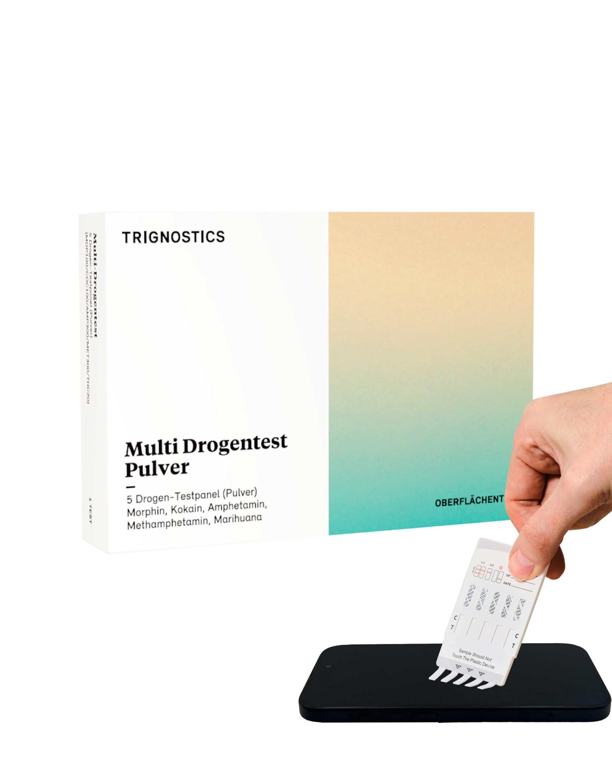 Cleartest Multi Drug Drogen - Wischtest Selbsttest 12 Parameter 1 Stück | KC105949 Cleartest Multi Drug Drogen - Wischtest Selbsttest 12 Parameter 1 Stück | KC105949
