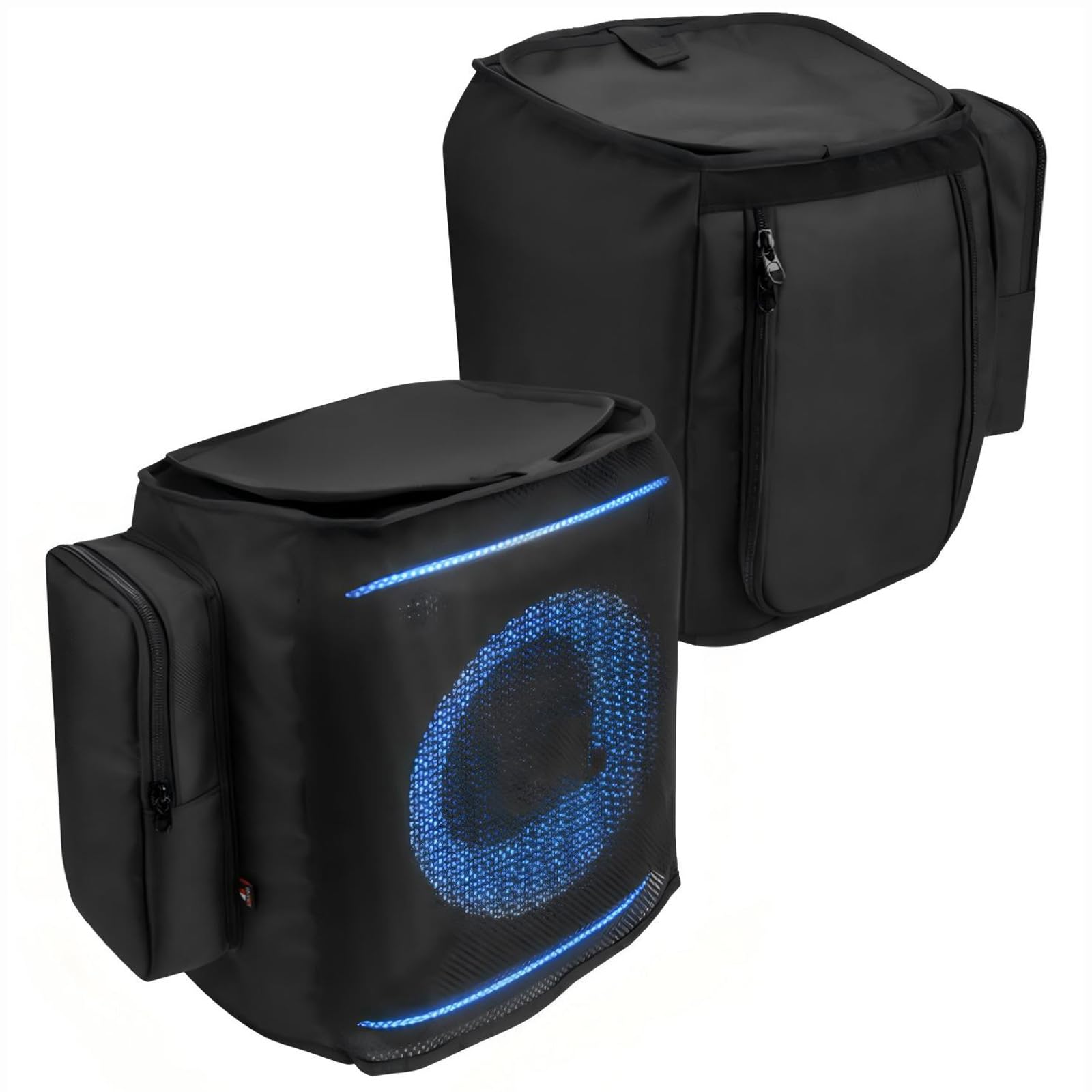 Lautsprecherhülle Schutzhülle für JBL PartyBox Encore 2/2 Essential Portable Lautsprecher, Outdoor Party Reise Staubschutz Netzhülle mit Aufbewahrungstasche für Mikrofone Zubehör