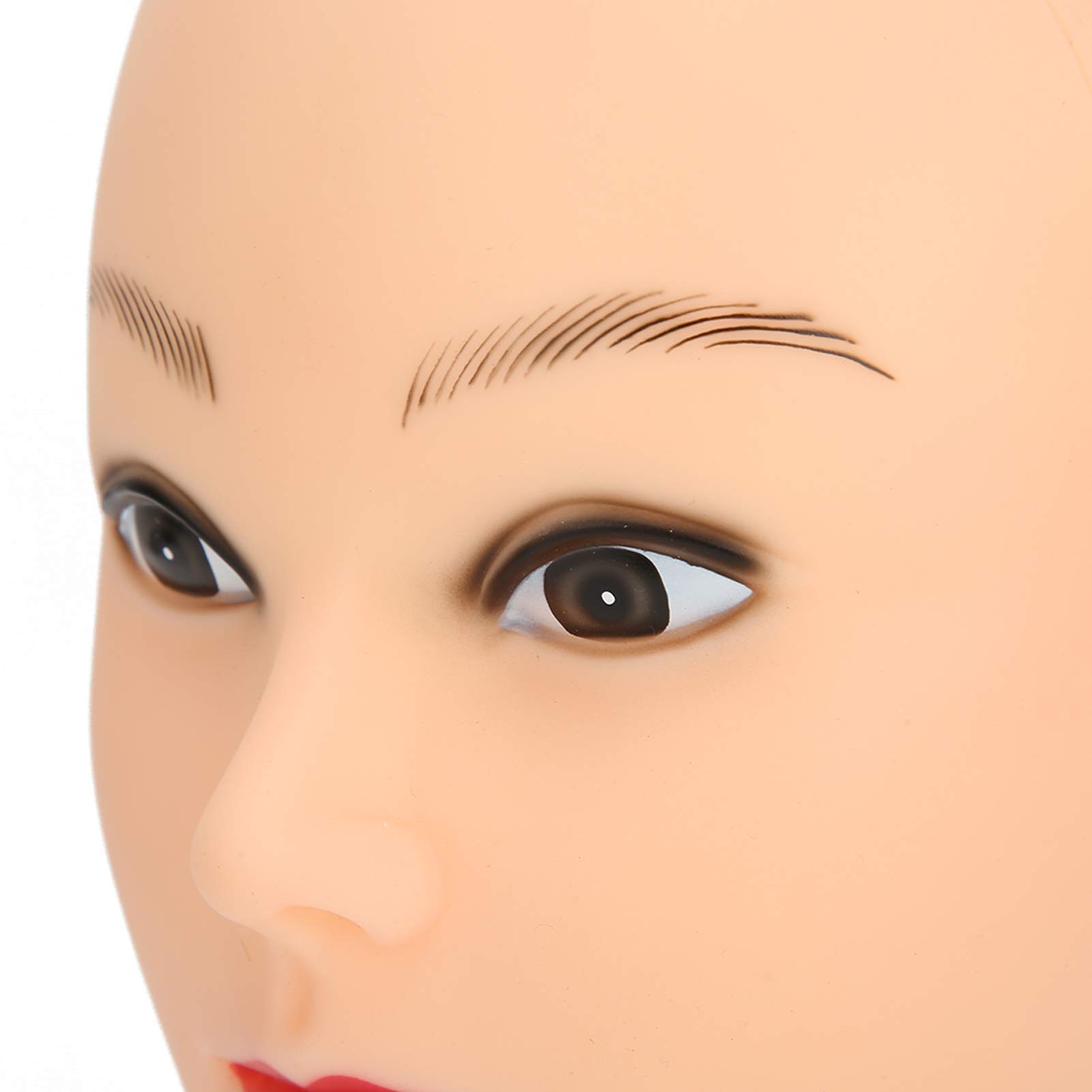 Testa di Manichino, Testa di Manichino Testa di Manichino in Silicone Testa di Manichino Per Trucco Testa di Manichino Calvo Testa di Manichino Per Salone di Parrucche(versione in maschera)