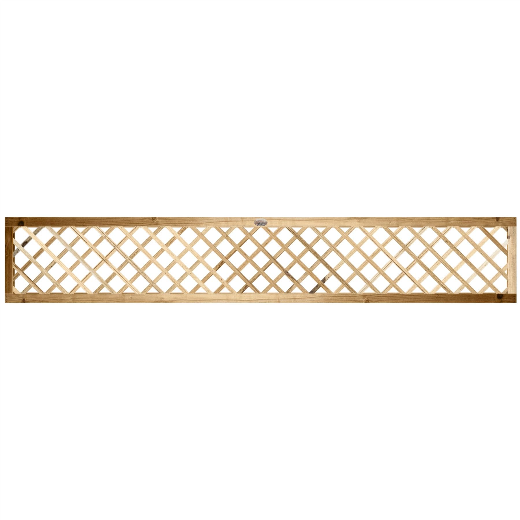 183cm x 30cm (6x1) Elite Diamond Trellis/Lattice Garden Screening Wood Fence