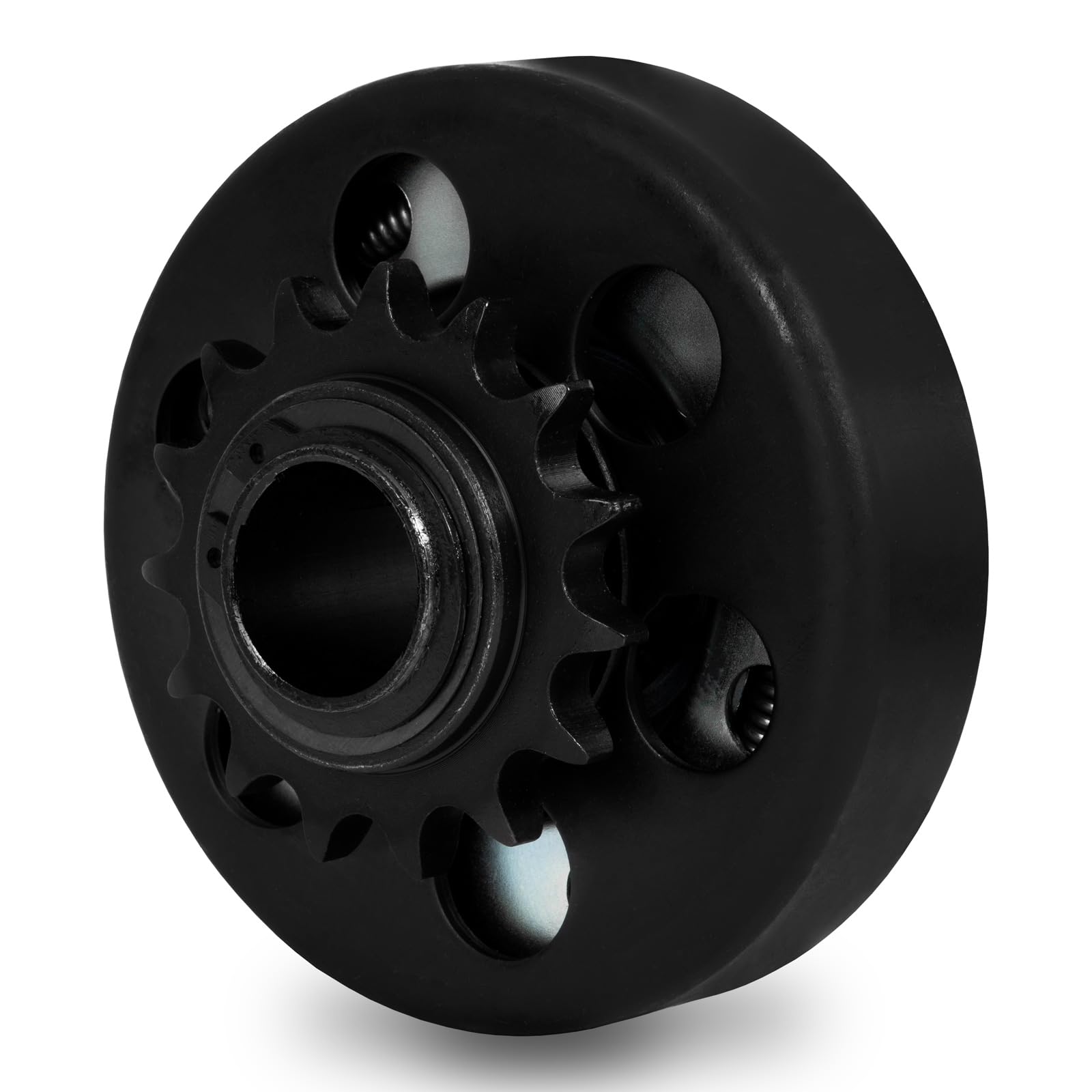 EBERTH Embrayage centrifuge pour arbre 25,4mm Ø, Embrayage à pignon pour chaîne type 428#, Embrayage à denture, Embrayage centrifuge 15 dents #428, Go Kart, Pocket Bike, Quad, Moto, Dirt Bike