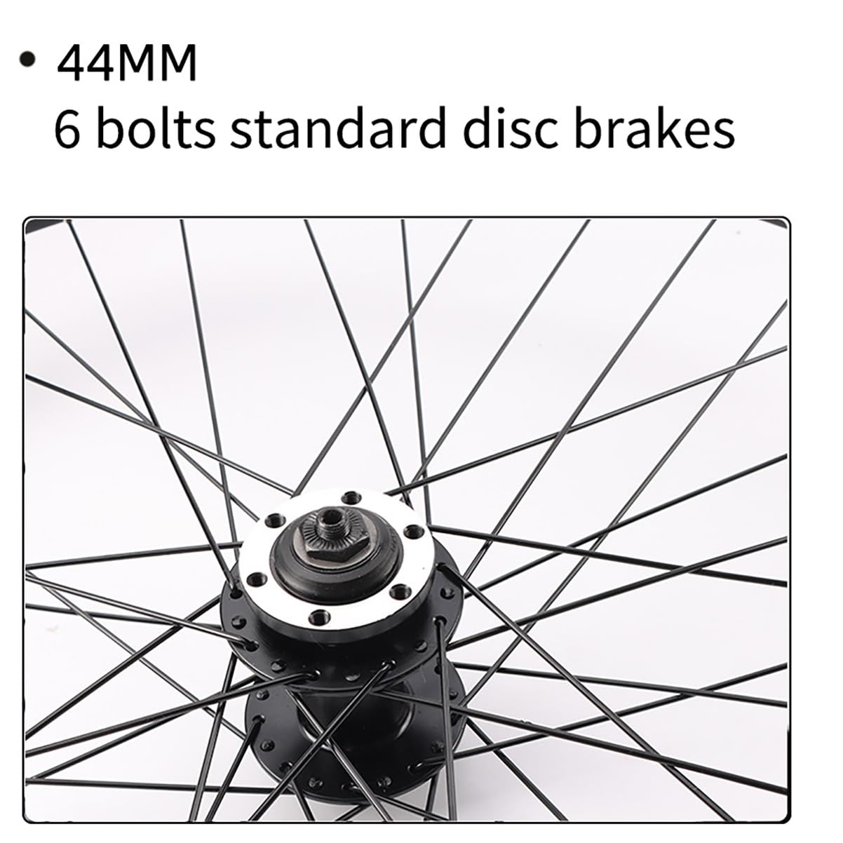 Ruedas Delanteras y traseras Plegables BMX de 20/24 Pulgadas con liberación rápida, bujes de Freno de Disco con rodamiento de Bolas de 32 Agujeros para Cassette de 7 a 11 velocidades.