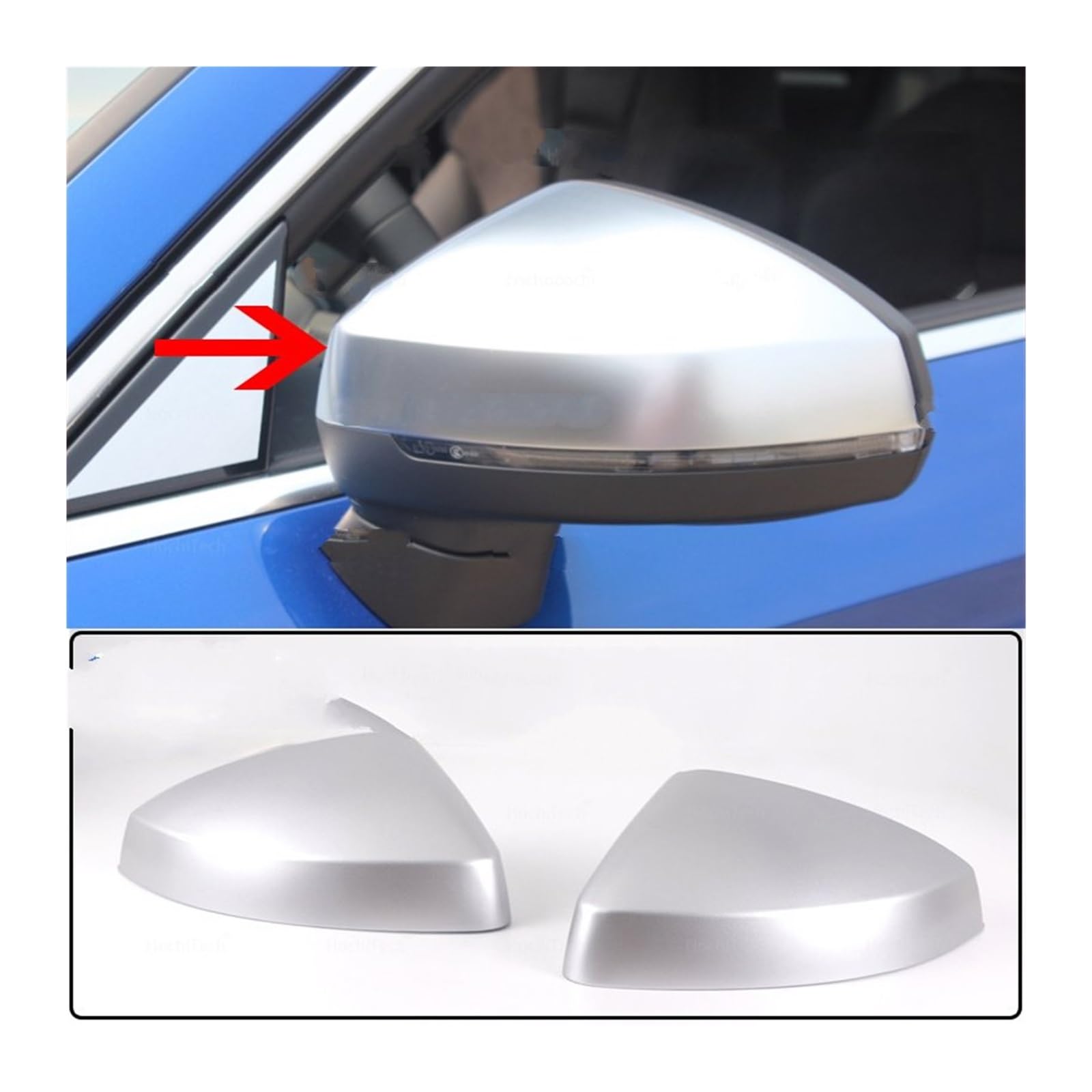 Calotta Specchio Retrovisore Per Per A3 S3 8V RS3 2013 2014 2015 2016 2018 2017 2019 Auto Specchietto Retrovisore Della Copertura Della Cassa(With Side Assist-1