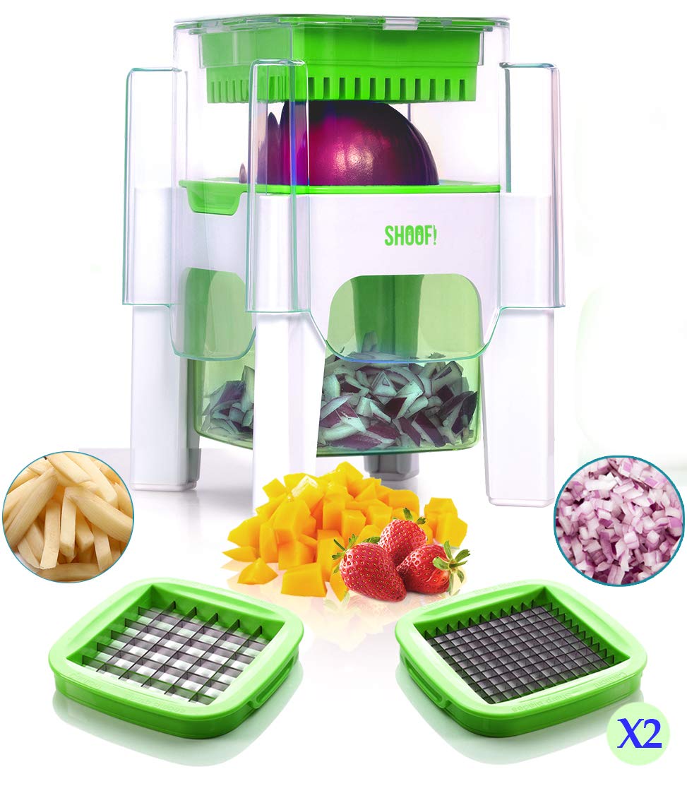 Vegetable Chopper for Onion, Potato, Veggie and Fruits – French Fry Cutter, Potato Cutter