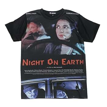 Amazon | [GibGae] ナイト・オン・ザ・プラネット 映画Tシャツ