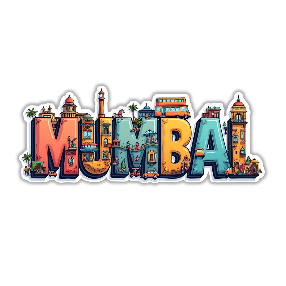 Mumbai City Theme Souvenir Wooden Fridge Magnet for Refrigerator - Mumbai Fridge Magnet for Kitchen & Home Decor | Perfect Souvenir Gift | Size 3x3 Inches | Pack of 1-image-27