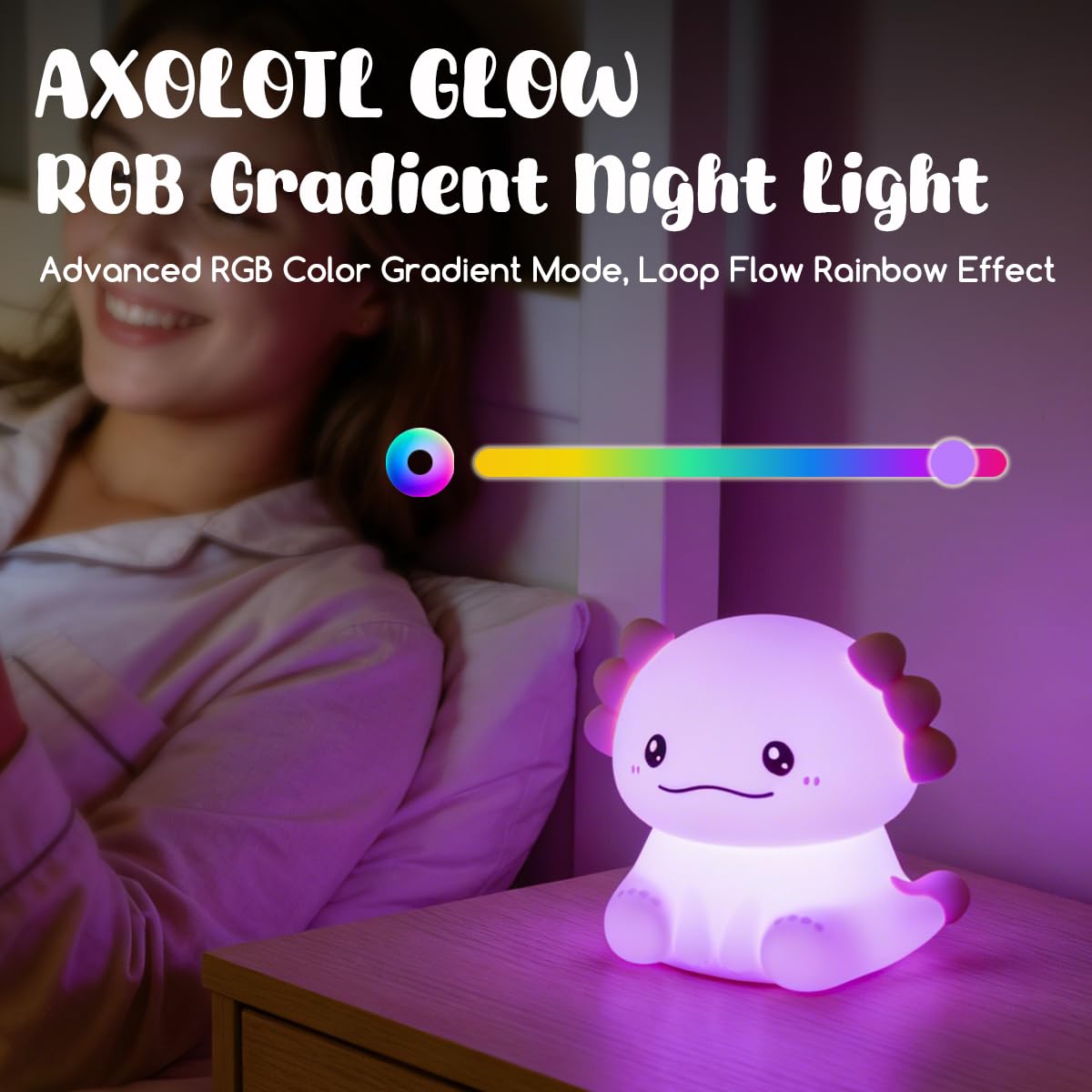 LEDHOLYT Kinder-Nachtlicht, niedliche Silikon-Vogel-Kinderzimmer-Lampe für Baby und Kleinkind, quetschbares Nachtlicht für Schlafzimmer und Kinderzimmer, Kindergeschenk (Vogel)