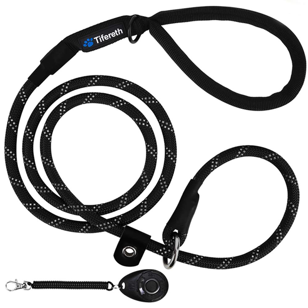 Tifereth Slip-Lead Dog-Leash Medium-Training Rope - 6ft Foot Big Large Reflective Climbing Rope Leash Supports The Strongest Pulling Large Medium Dogs 6 Feet (B085N2JCYY) Amazon Price History, Amazon Price Tracker