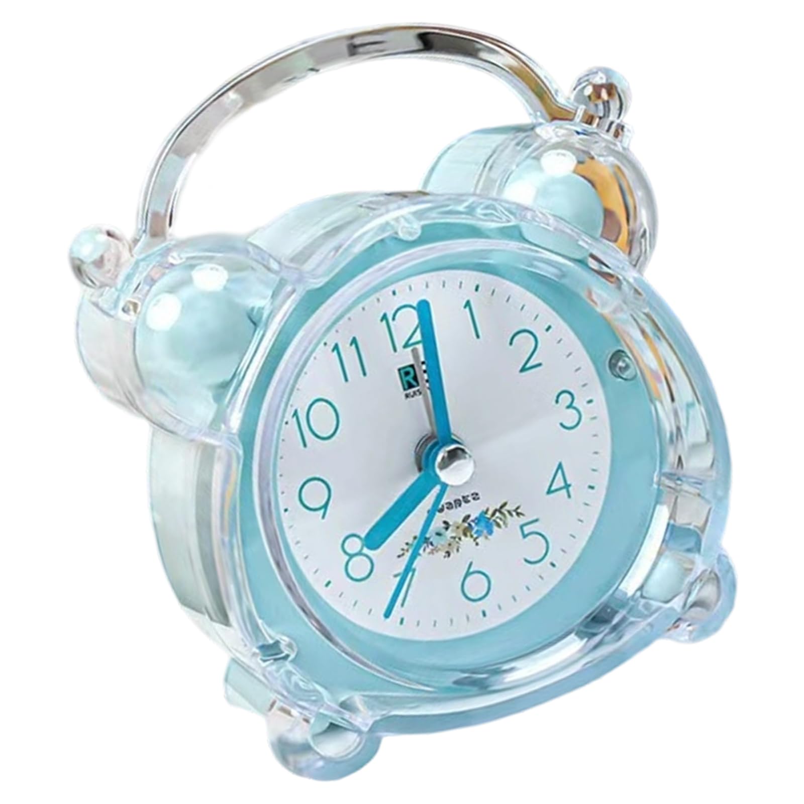 HDOYTXXM Cartoon Alarm Clock for Children Quiet Movements LED Night Light Bedroom Decorations ABS Decorations Quiet Children Bedsides Clock with LED