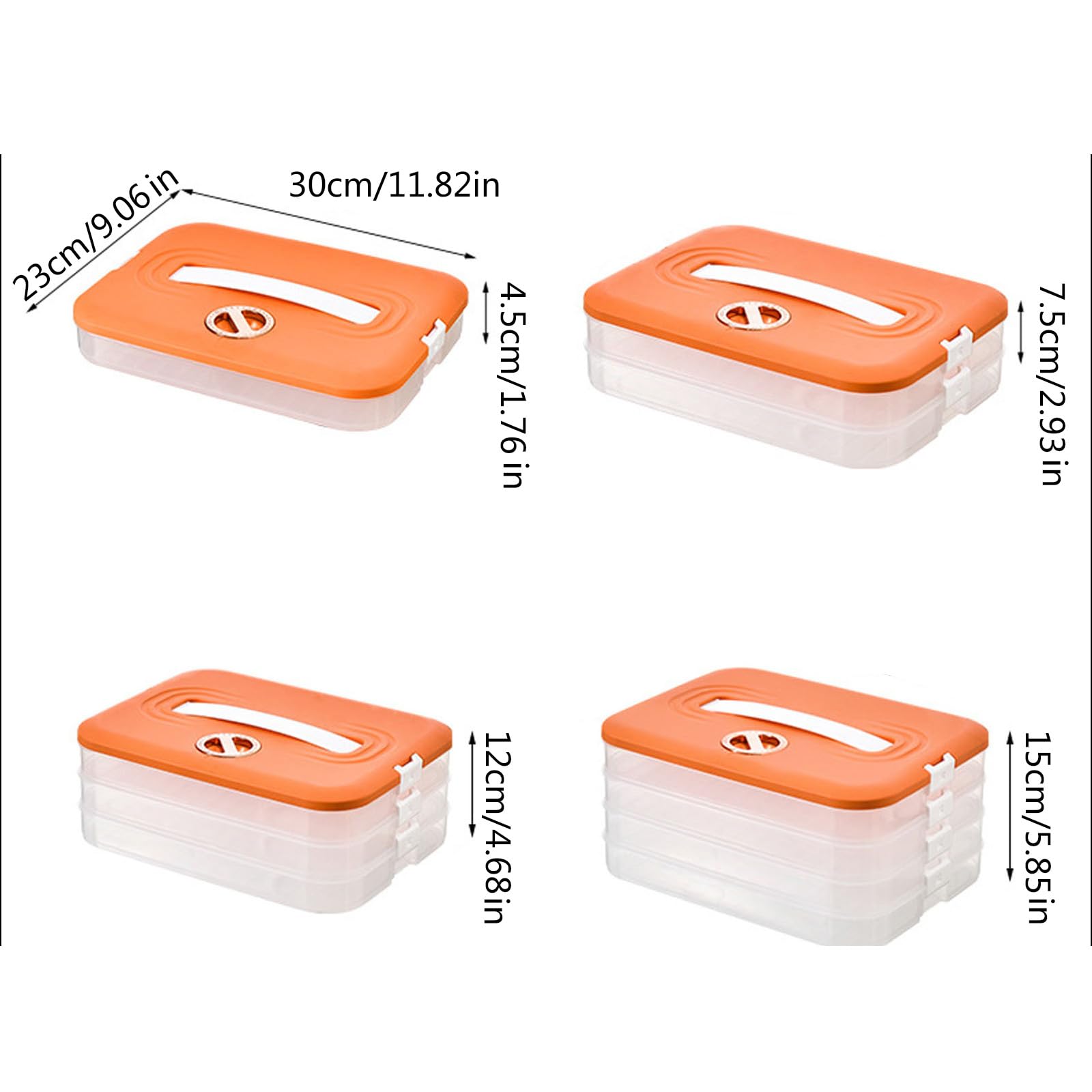 Amazon.com: DLOULP Multi-Layer Cookie Carrier With Lid and Handle