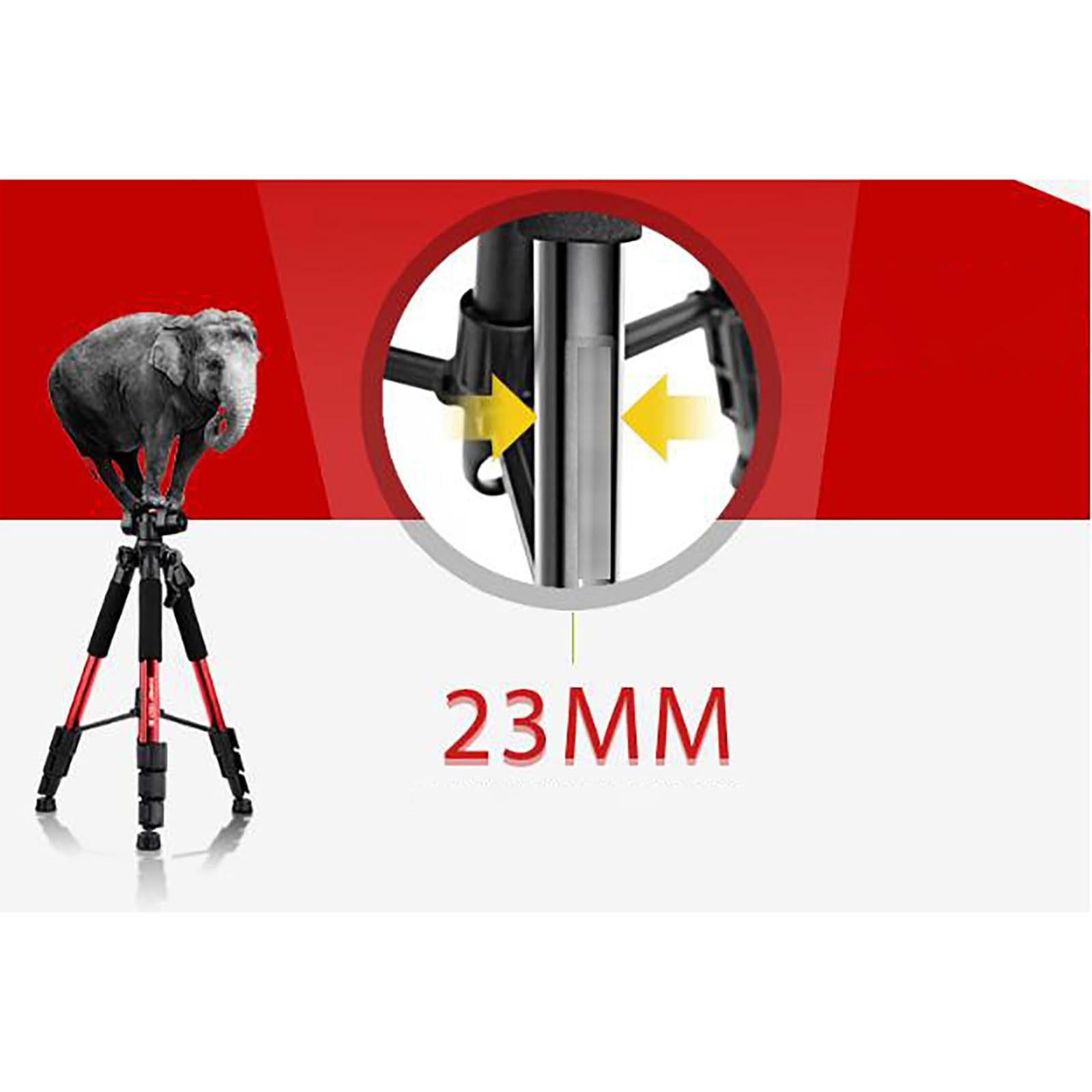 Treppiede per Telefono Supporto for telefono cellulare con treppiede for fotografia DSLR portatile per L'uso Quotidiano(Schwarz)
