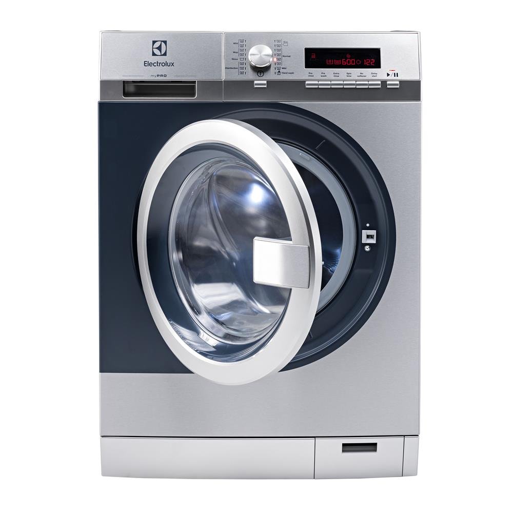 Electrolux myPRO WE170V lavatrice Libera installazione Caricamento frontale Acciaio inossidabile 8 kg 1400 Giri/min A+++