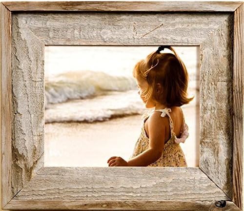 MyBarnWoodFrames - Lighthouse Series Reclaimed Barn Wood 4x6 Picture Frame (2.75 Inch Frame Width)