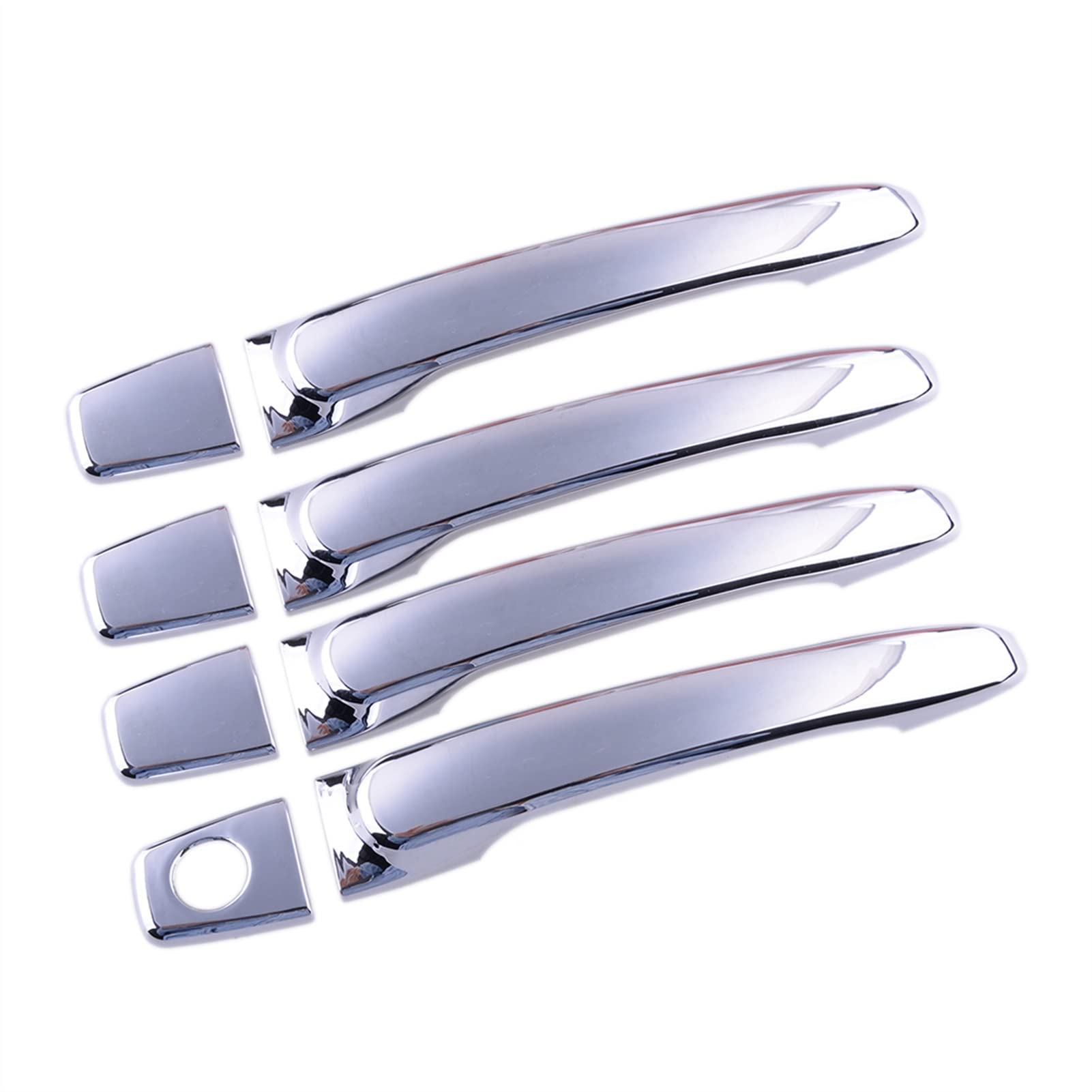 Fahbstr One Color Exterior Door Handle Cover For Hyundai Sonata Sedan 2006-2010 8Pcs/Set Chrome Abs Car Side Outside Door Handle Cover Trim Silver Fit