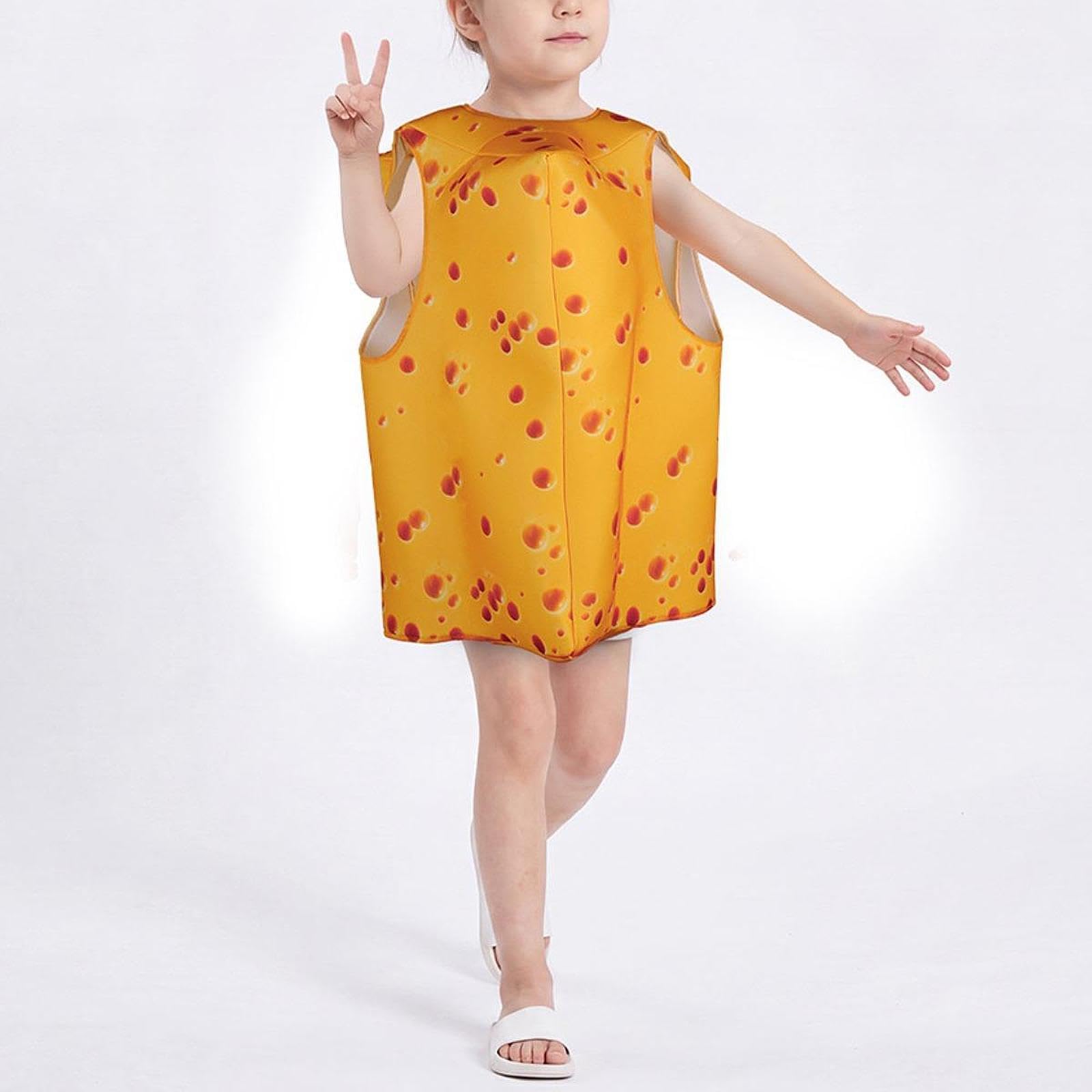 Costume Da Formaggio per Bambini, Costume Cosplay per Festival, Spettacoli O Feste