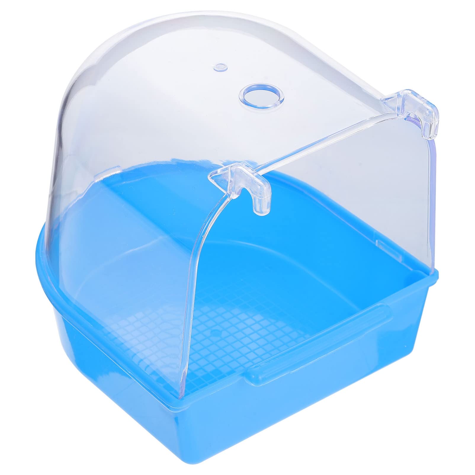 iplusmile Parrot Bird Bath Shower Covered Tray for Canaries Small Birds