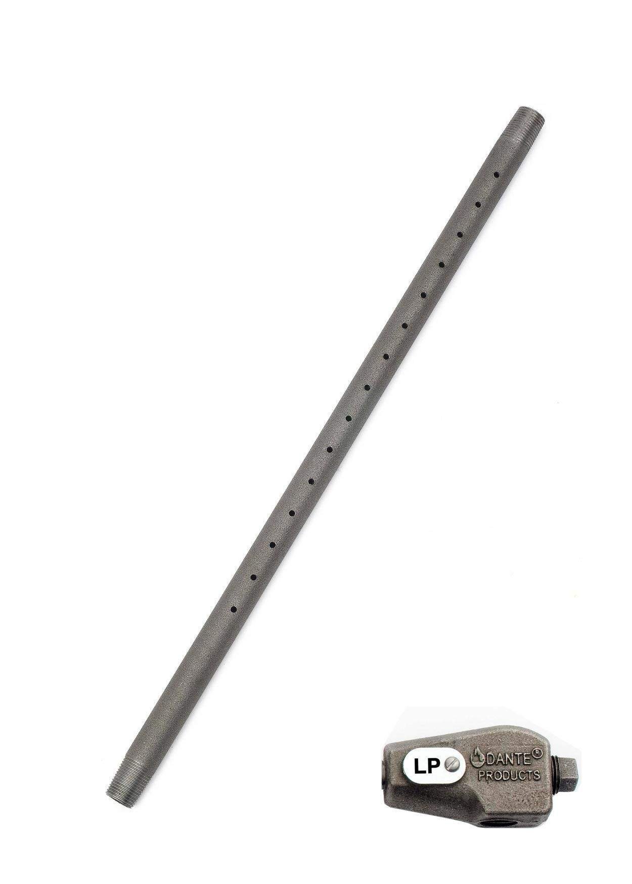 Dante Gas Log Lighter Burner Pipe with Mixer (724-LP-B), 24-Inch, Propane