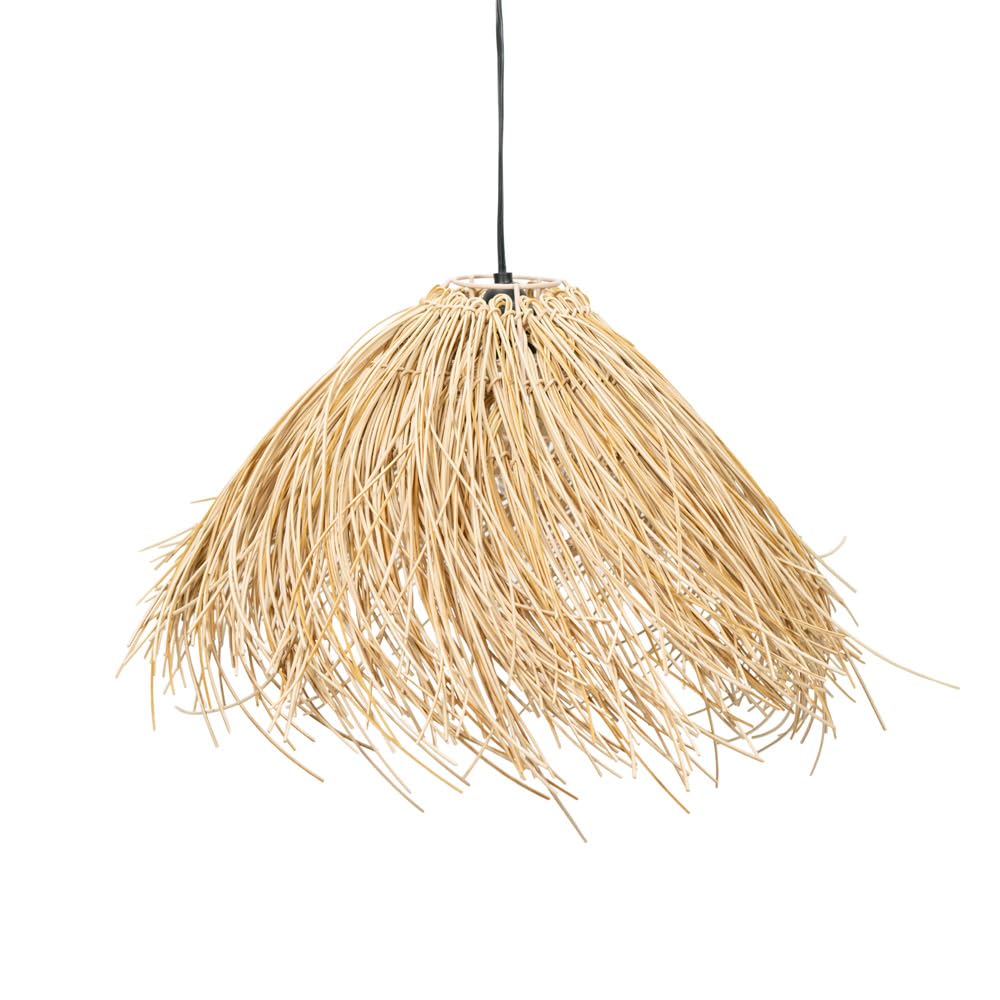 ValueLights | Natural Grass Solar Powered Outdoor Hanging Pendant Garden Pergola Light