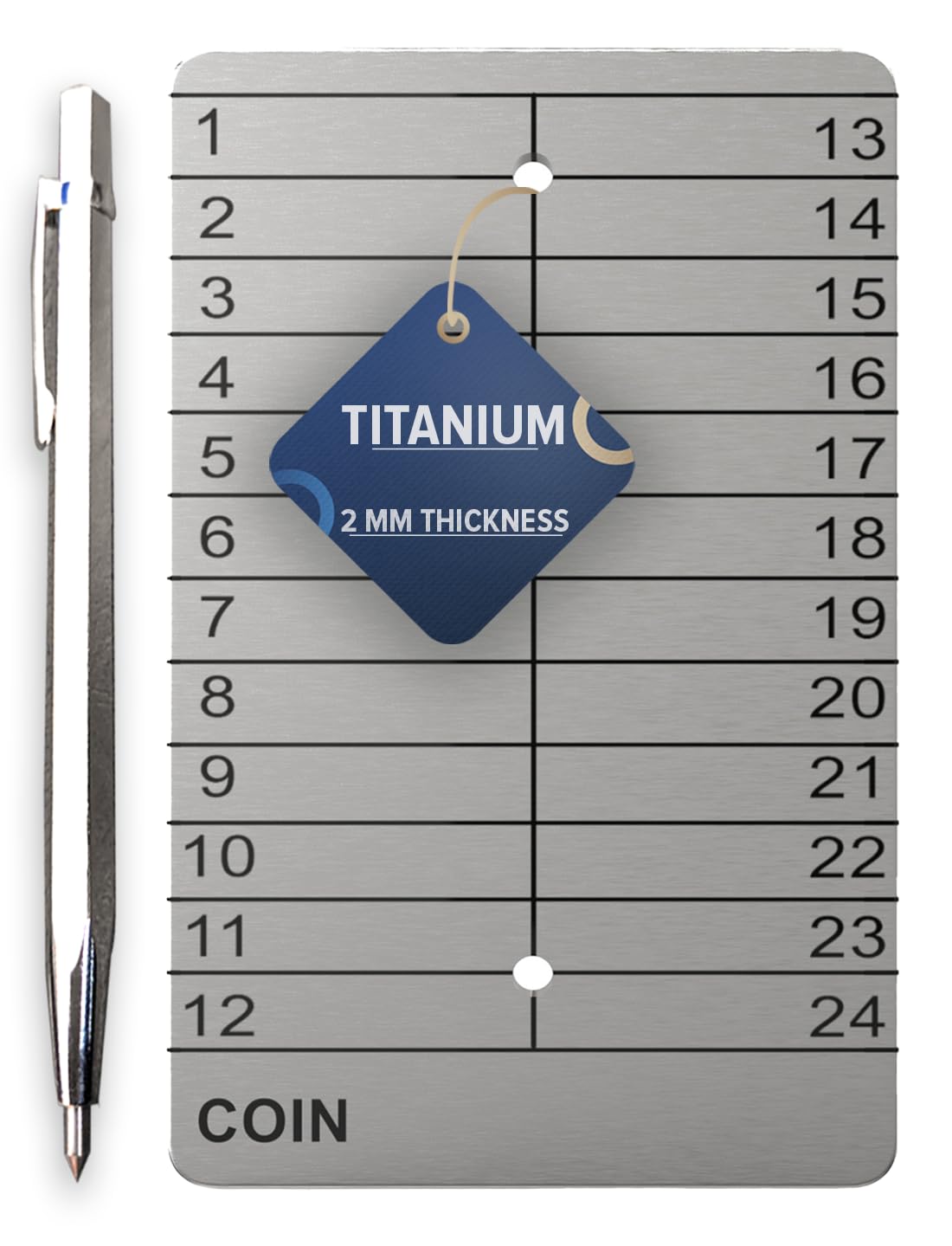 Hooe England Crypto Seed Storage Cold Stainless Steel Plate External Wallet Bitcoin Mnémonique Cryptocurrency Phrase Passphrase Backup Word Recovery Kit Avec Stylo De Gravure électrique