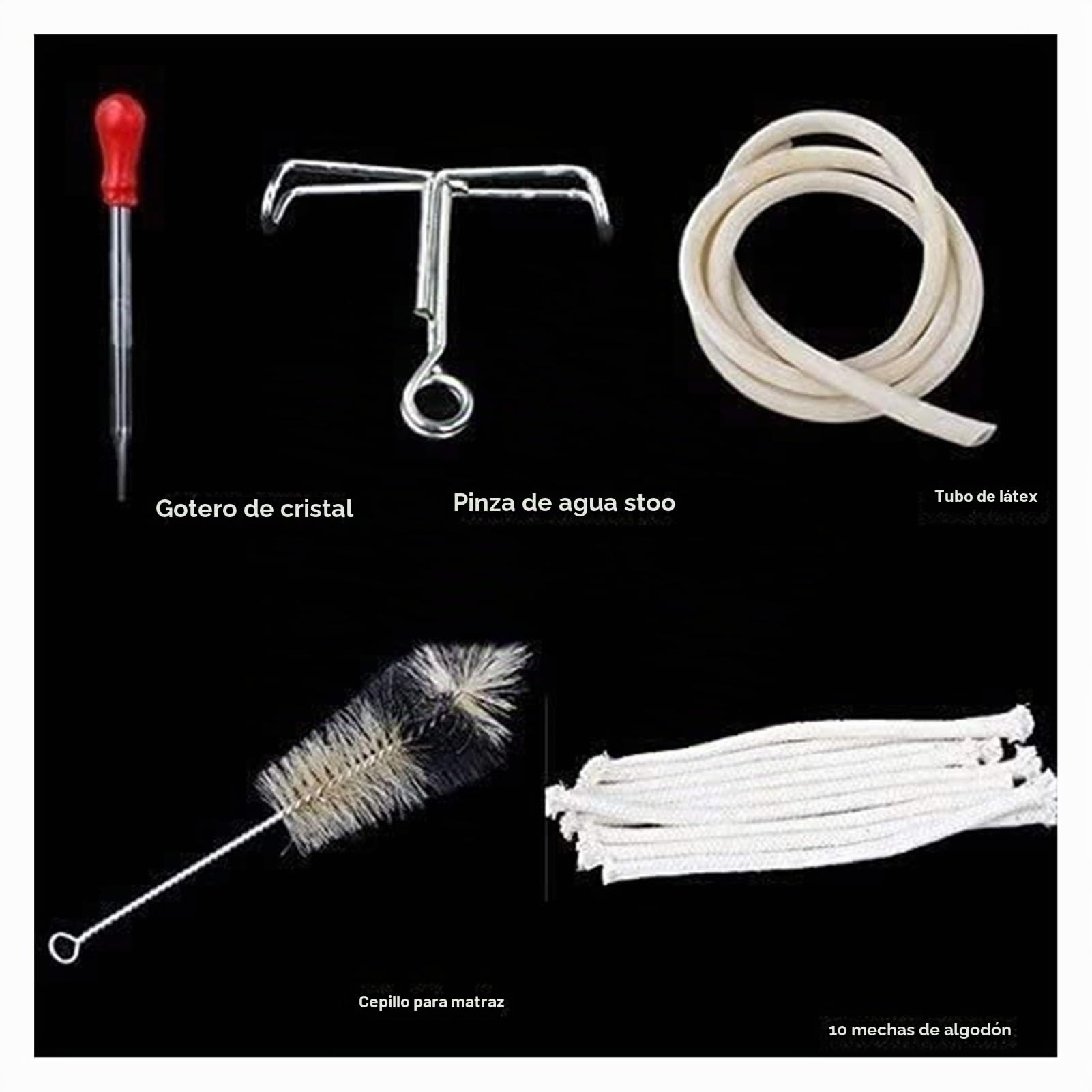 Laboratorio de Vapor de Aceite Esencial de destilación Aparato Kits cristalería Destilador de Agua purificador w/Graham Condensador
