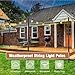 Stringlight Poles – 2‑piece Heavy‑duty Metal Yard Posts, Outdoor Garden Stand | Portable Rust‑resistant Steel Poles with 5‑prong Base for Hanging Stringlights Across Patio Wedding Parties