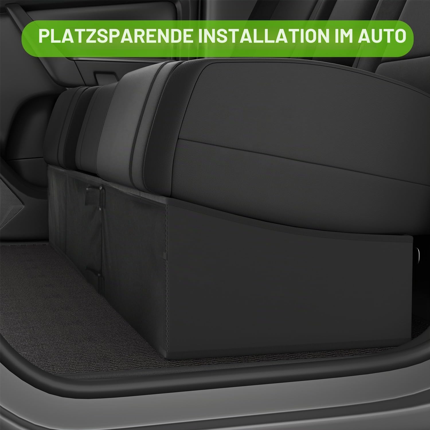 Faltbarer Untersitz-Organizer für Dodge Ram 1500 Crew Cab 2019-2024, Schwarz, Praktisch, Aufbewahrungsbox, CADDY, Nylon, Automobile