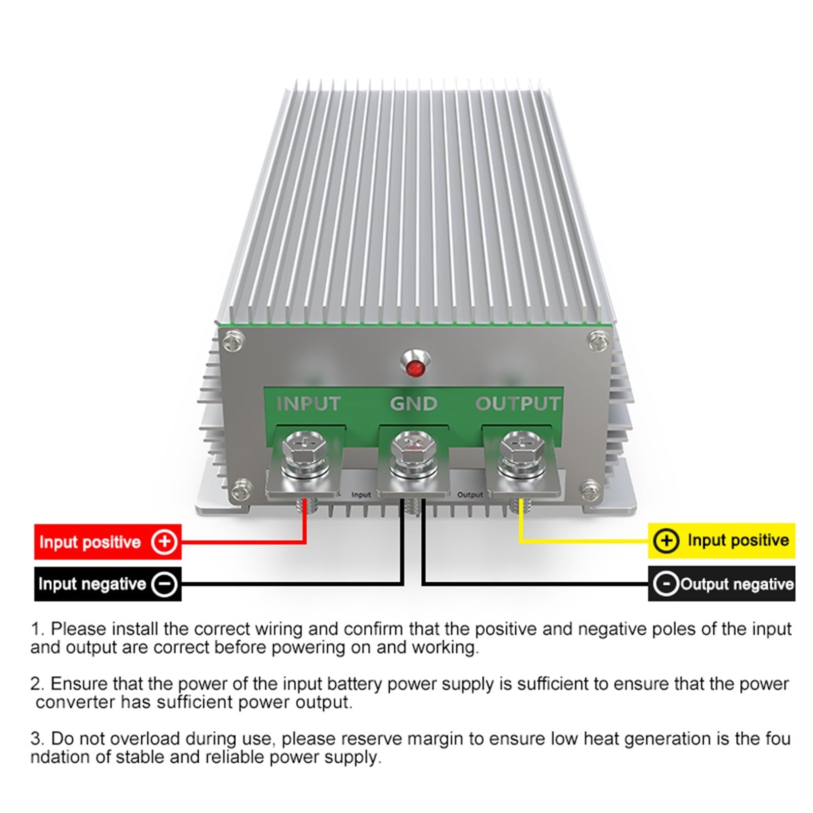 12 V na 28 V 24 V 50 A 60 A przetwornica DC-DC o dużej mocy 24 V na 36 V48 V samochodowy moduł mocy zwiększającej napięcie (12V24Vto48V40AX5)