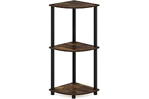 Furinno Turn-N-Tube Bathroom Corner Shelf: Space-Saving Storage Solution