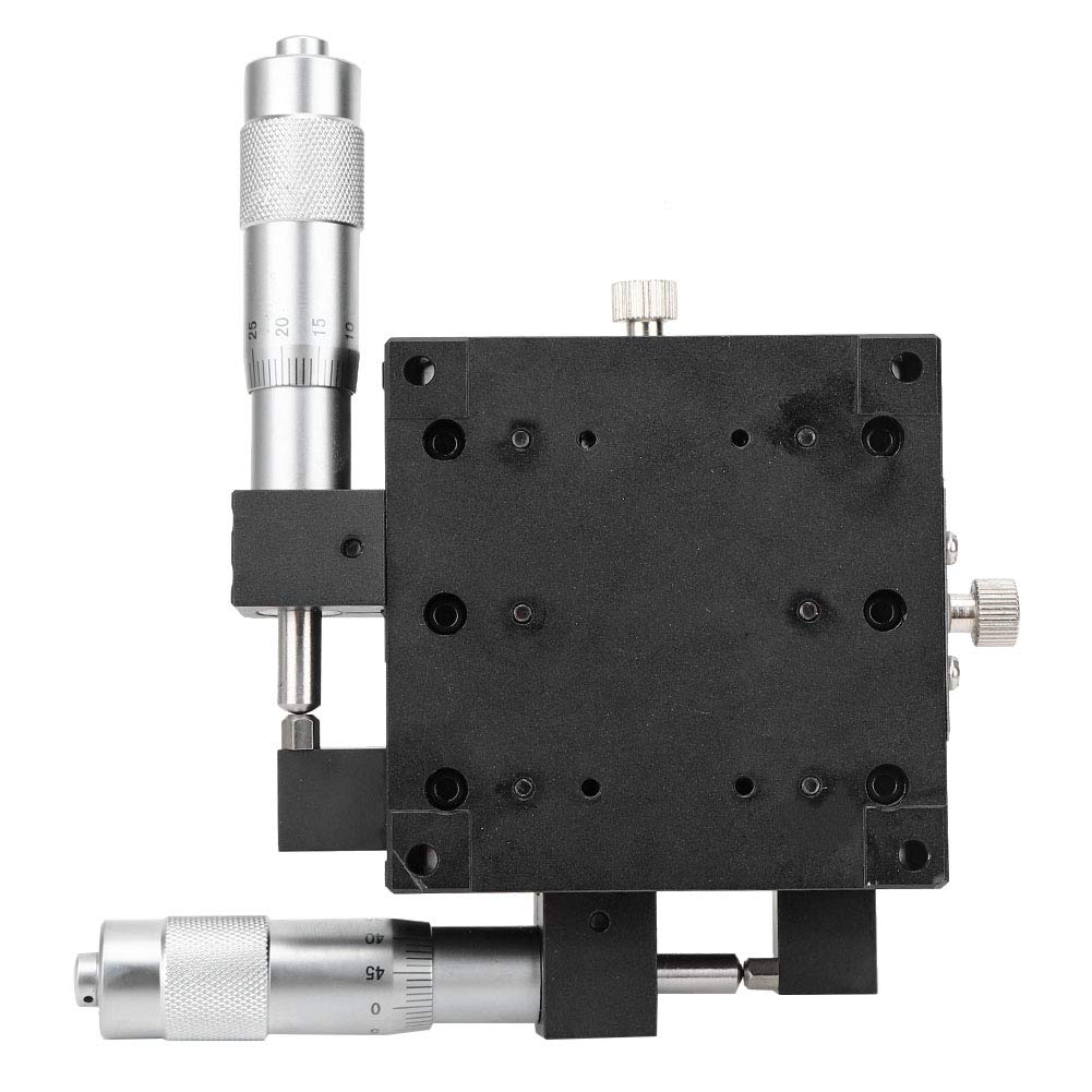 XY-Lineartisch – Manuelles System für Labore und Automatisierung, 80 X 80 X 40 Mm Rollendesign, Hochpräzise Bewegungssteuerung bei Optischer und Mechanischer Ausrichtung