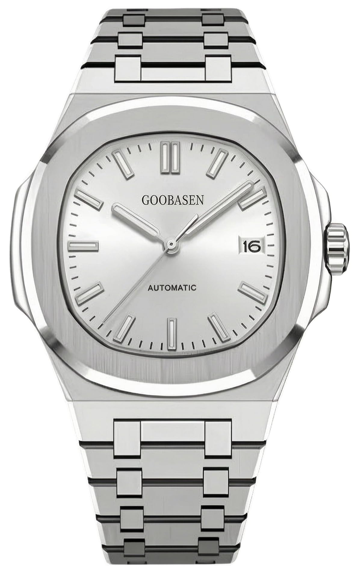 Mens Classic Square Quartz Watches Imitation Mechanical Watches