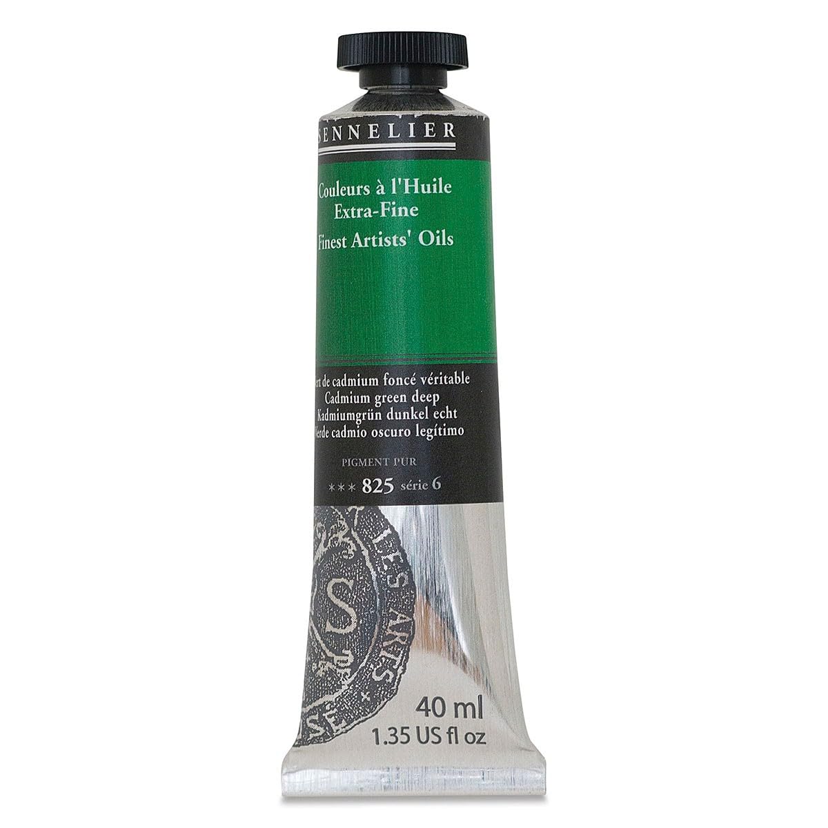 Sennelier Vert Cadmium Profond tube 40ml, pigment pur de haute tradition