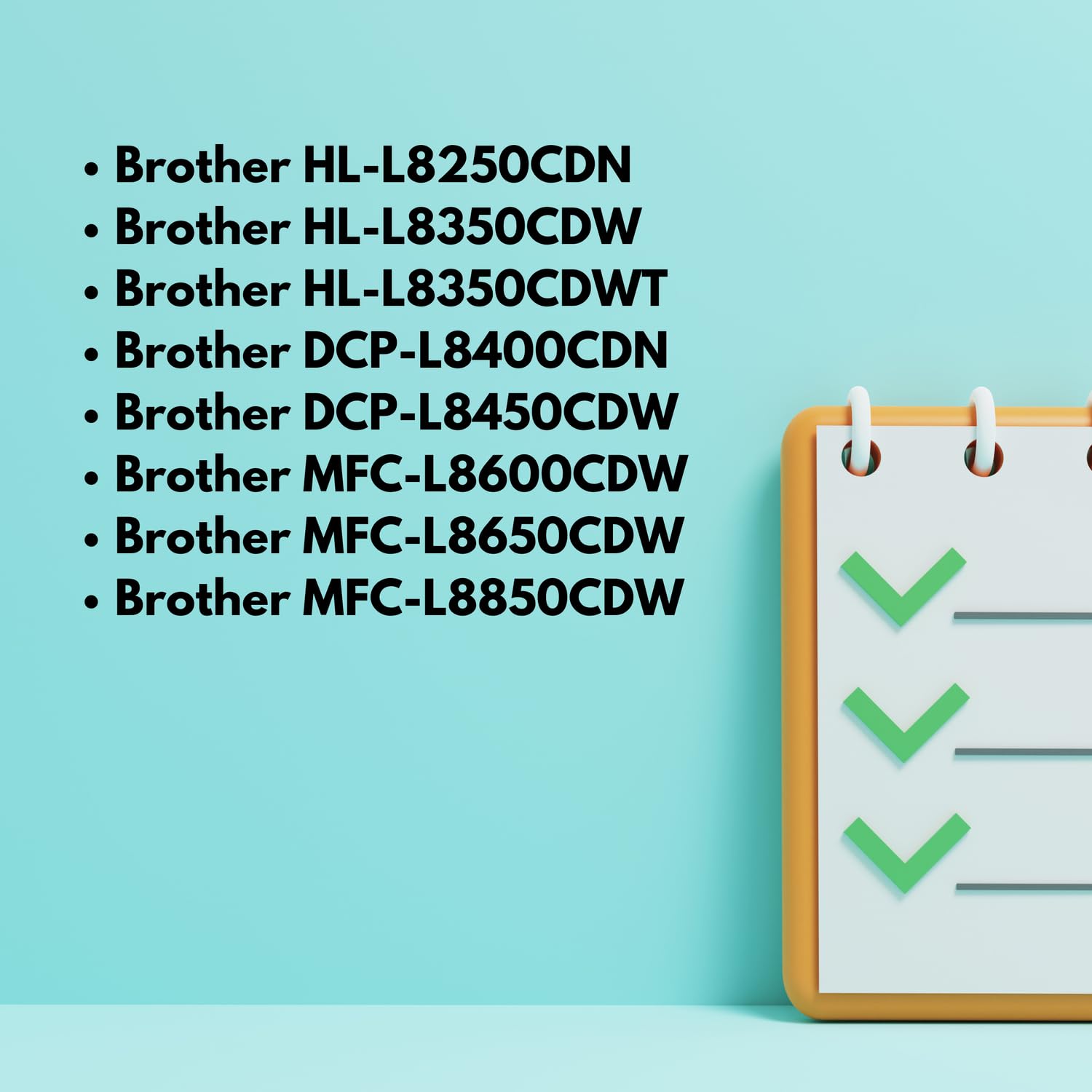 EVOKE TN321 TN-321 Toner Kompatybilny z Brother HL-L8350CDW MFC-L8850CDW MFC-L8650CDW MFC-L8850CDW (Zestaw CMYK) 7000 Stron