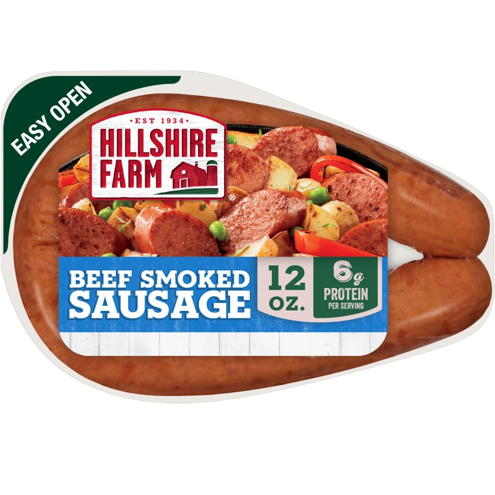 Hillshire Farm Beef Smoked Sausage, 12 oz.