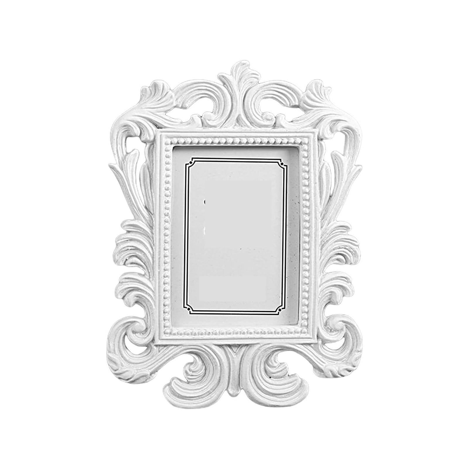 Rustic Picture Frames Creative Resin Photo Frame Home Decor Stable And Durable Vintage Classic Desktop Stand Gallery Wall Decor(B)