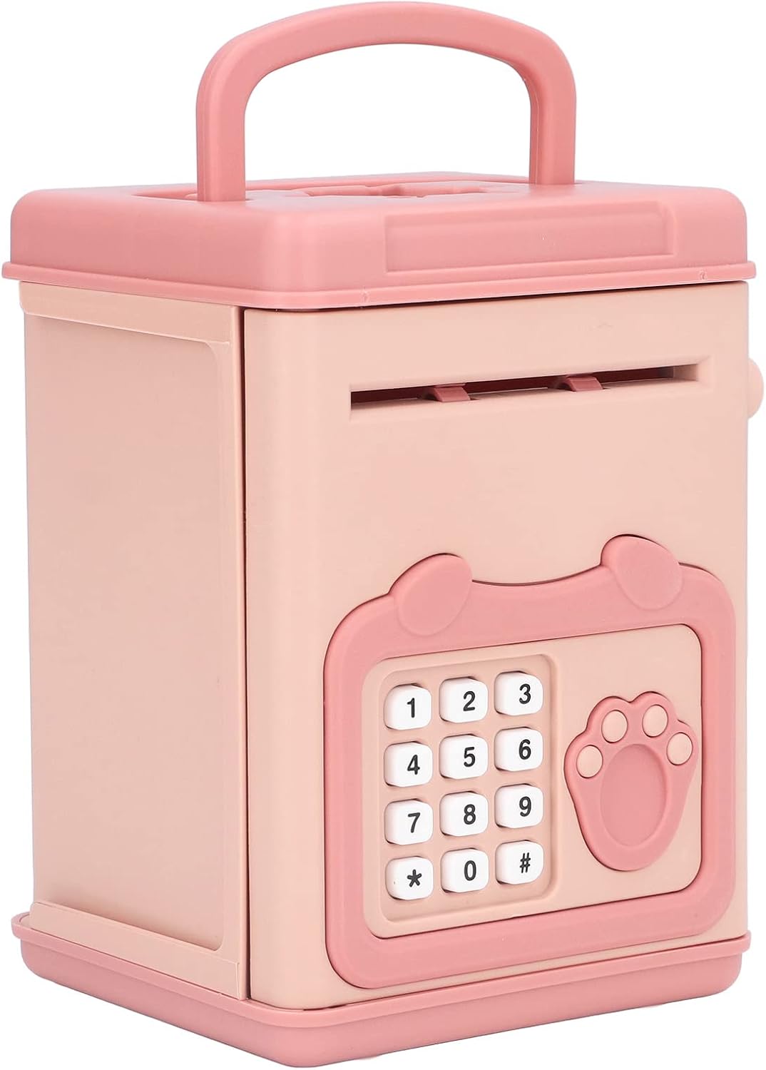Electronic Piggy Bank, Cash Fingerprint Password